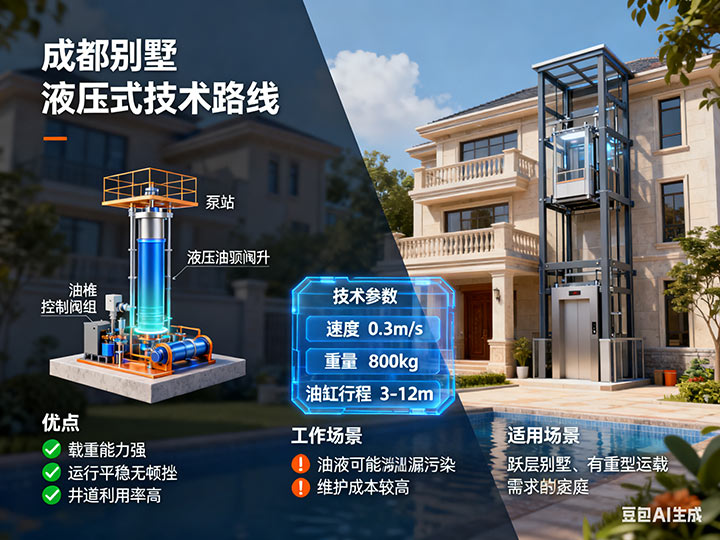 成都別墅電梯 螺桿式、曳引式、液壓式：成都別墅電梯3大驅(qū)動(dòng)方式優(yōu)劣對(duì)比